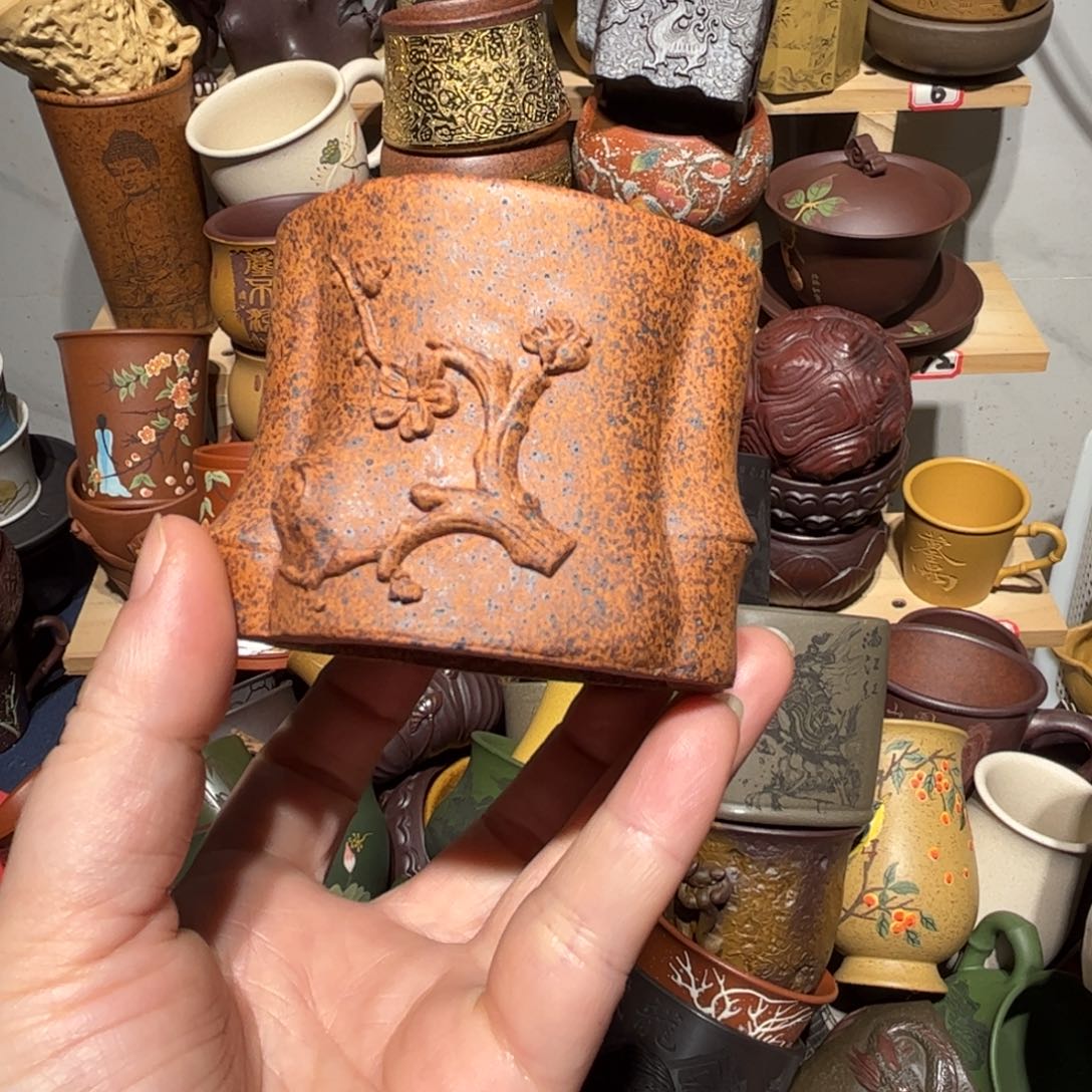 紫砂茶杯宜兴紫砂主人杯