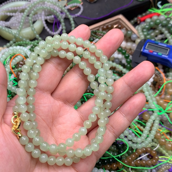 和田玉未镶嵌手链46