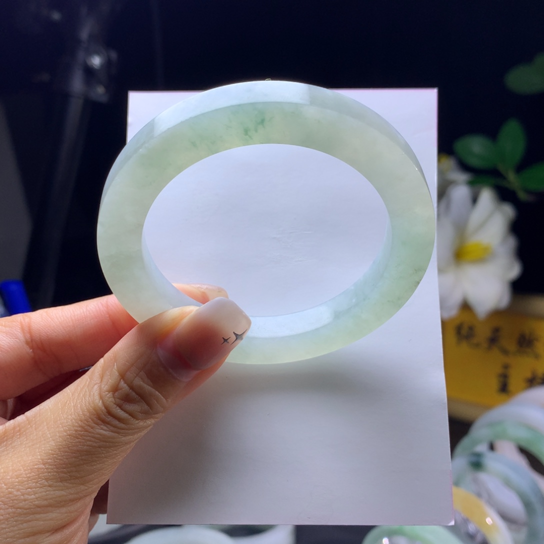 定制翡翠未镶嵌翡翠定制52_54圆条