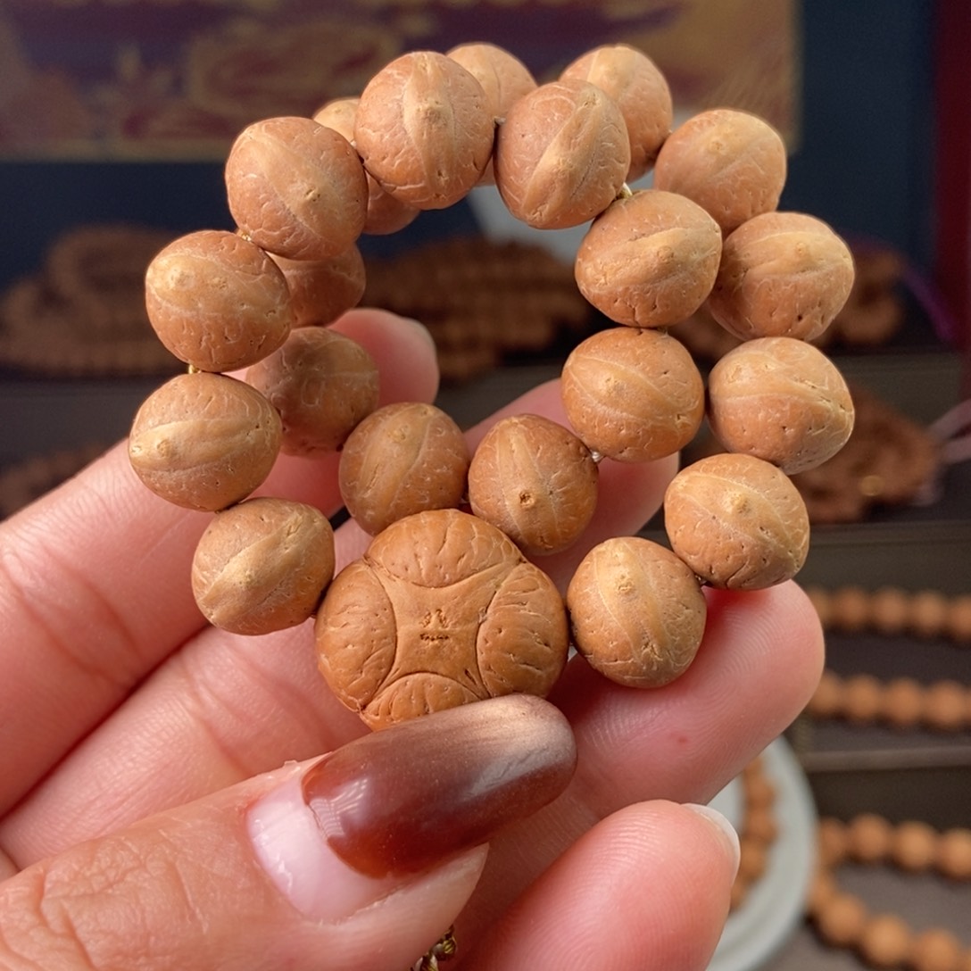 手串凤眼菩提尼泊尔凤眼实心12飞碟