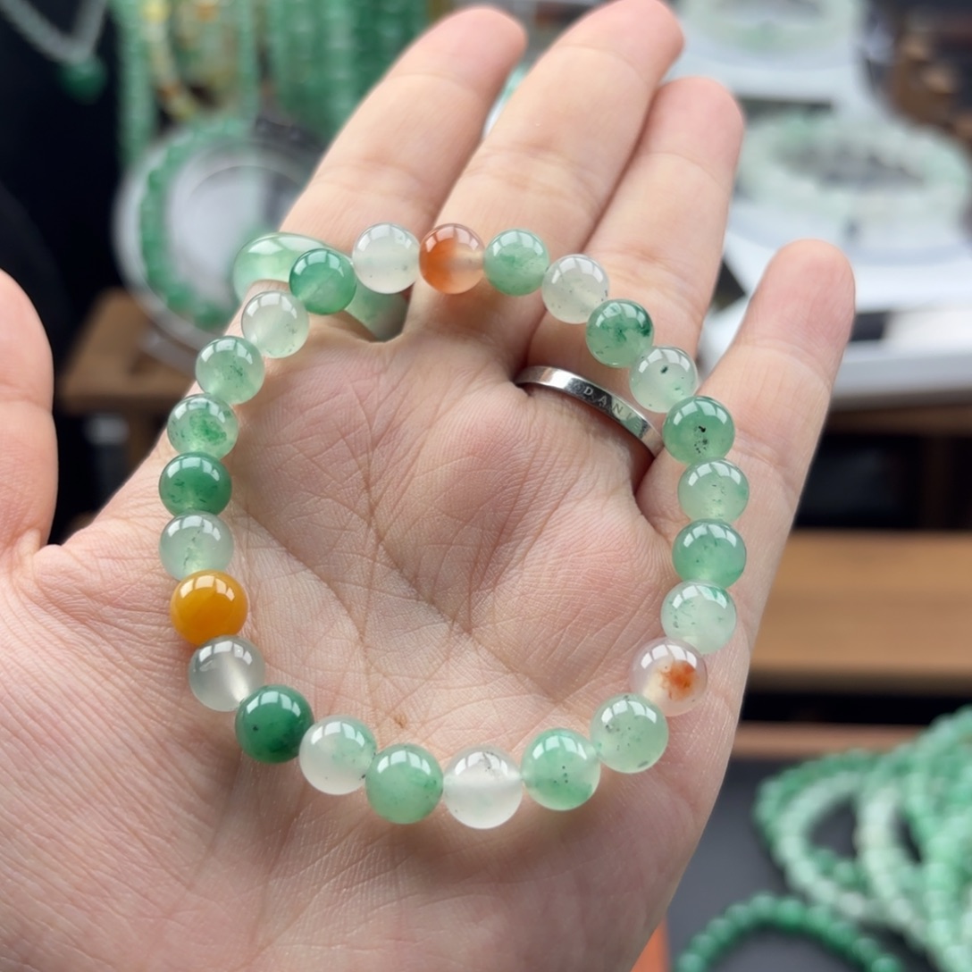 石英质玉手串未镶嵌