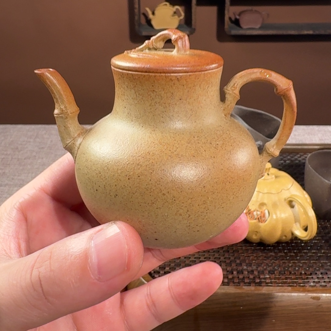 紫砂茶壶紫砂黄段晚霞