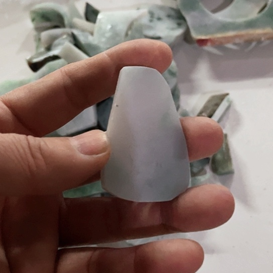 翡翠散珠朱*天然翡翠石