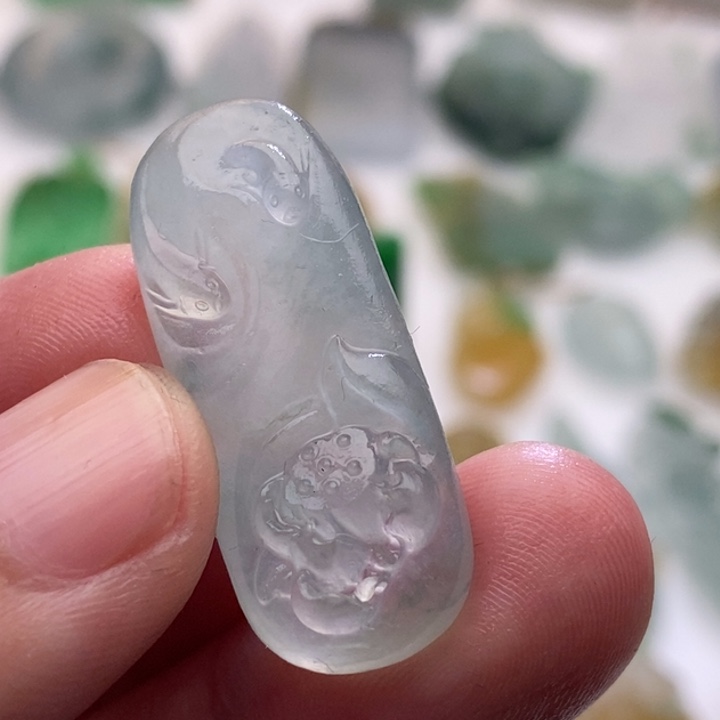 定制翡翠未镶嵌刀**梦