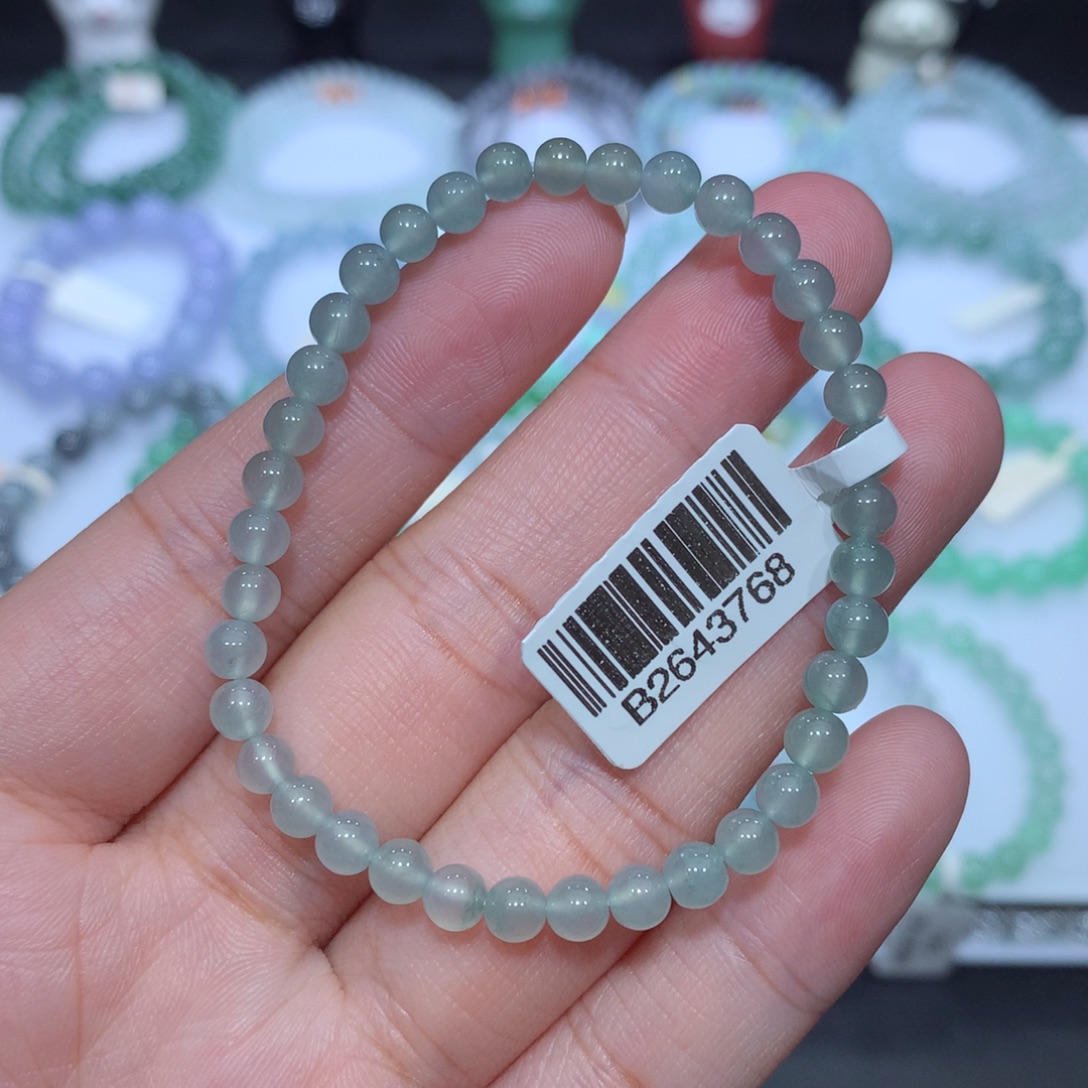 翡翠未镶嵌手串天然