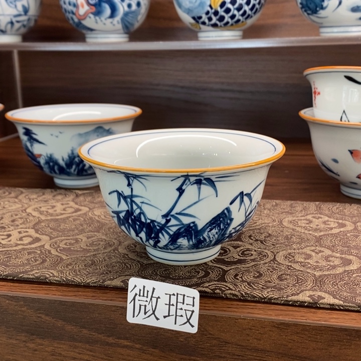 釉下老陶泥手工绘制