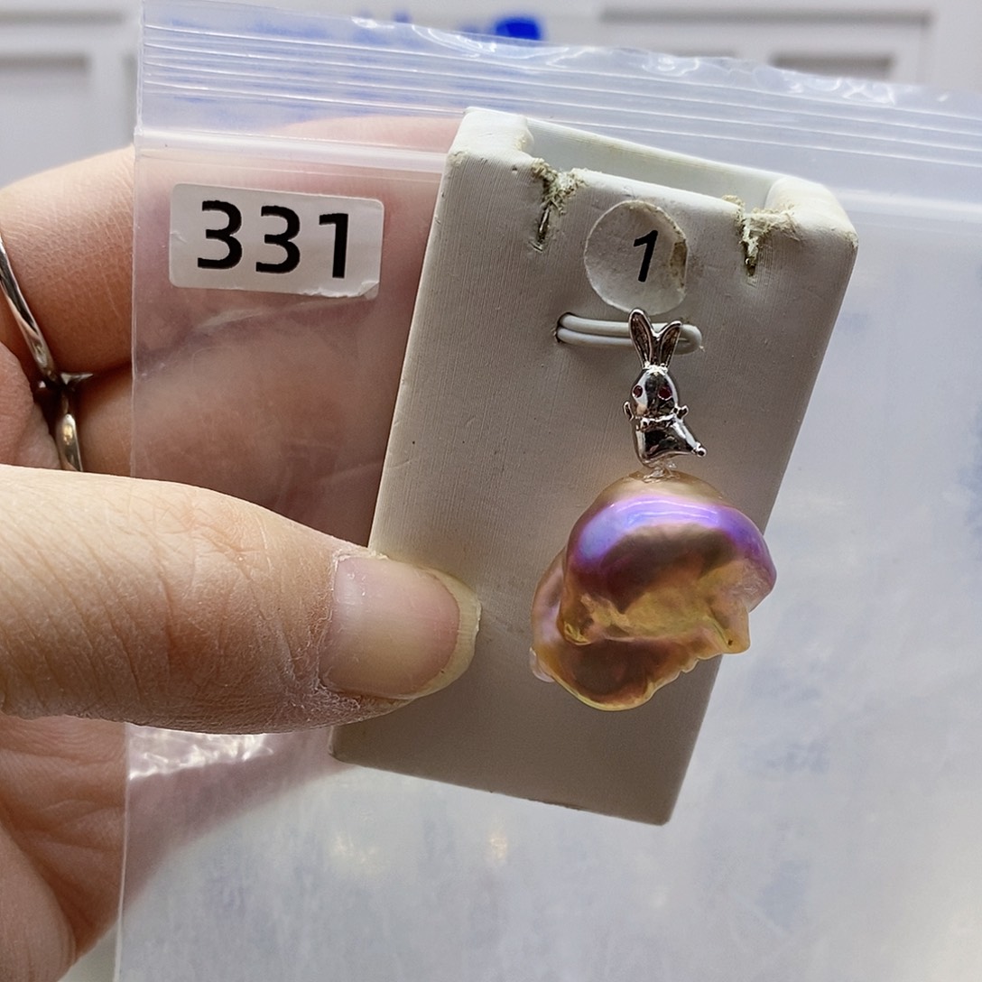 颈饰合金淡水珍珠