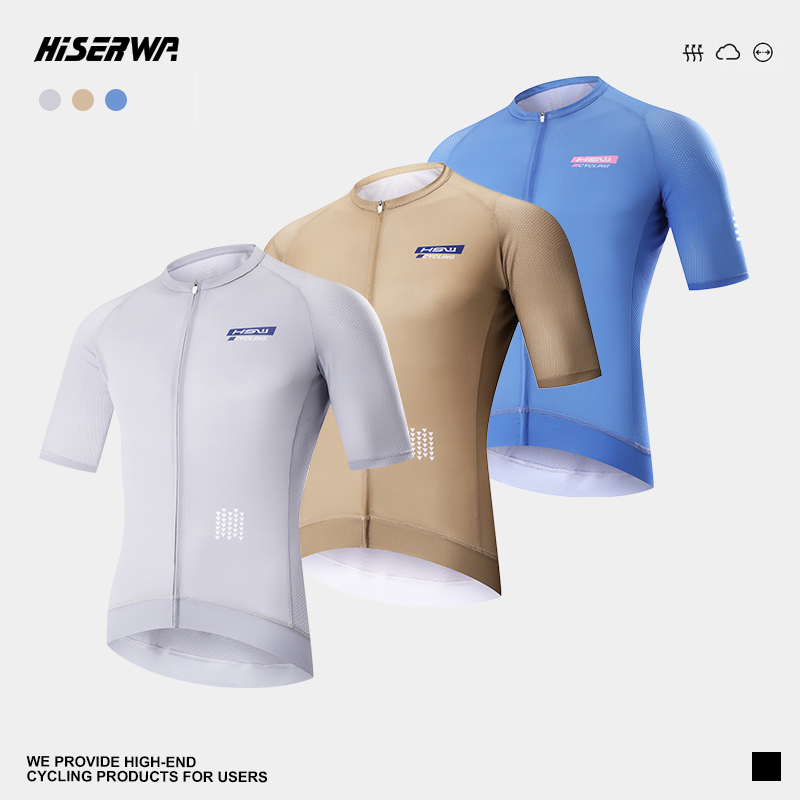 HSW骑行服短袖男款户外透气速干公路自行车骑行用品骑行装备上衣