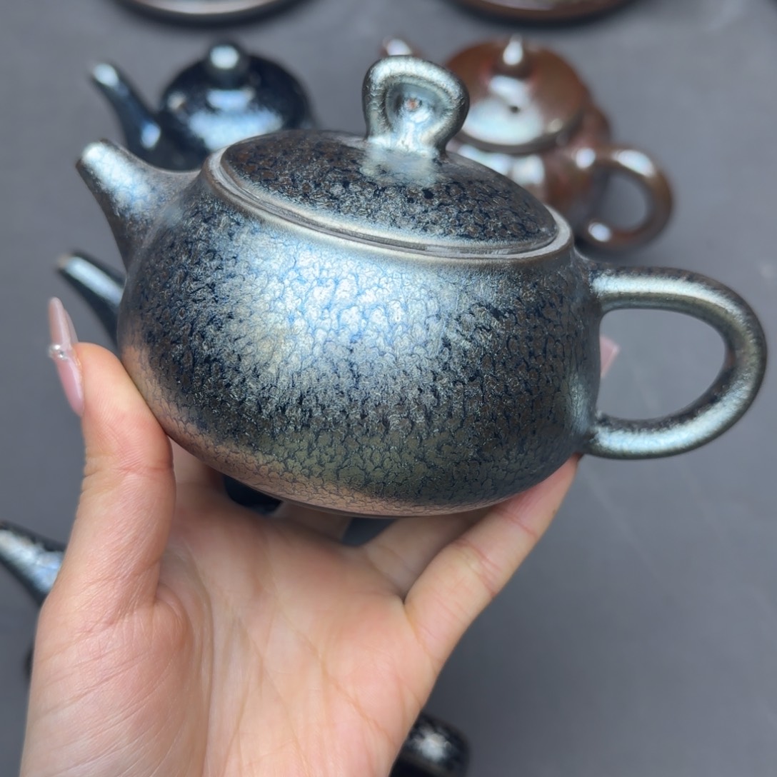 茶盏建阳建盏铁胎壶