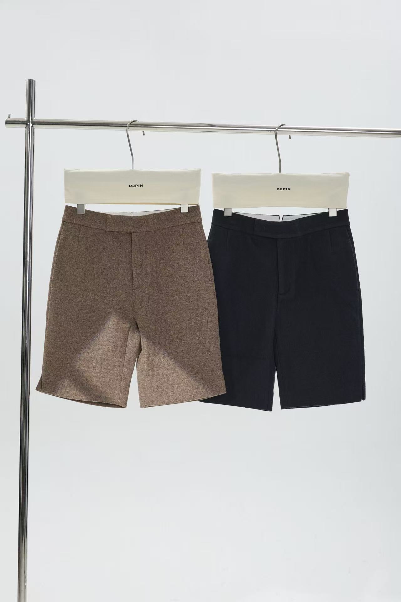 HTT小众设计感原创百搭修身显瘦中裤5505115