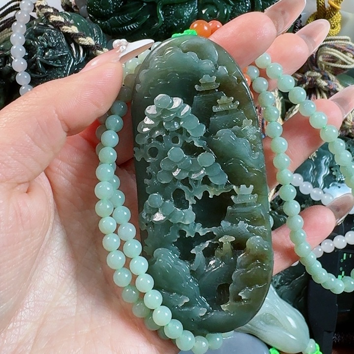 和田玉挂件未镶嵌