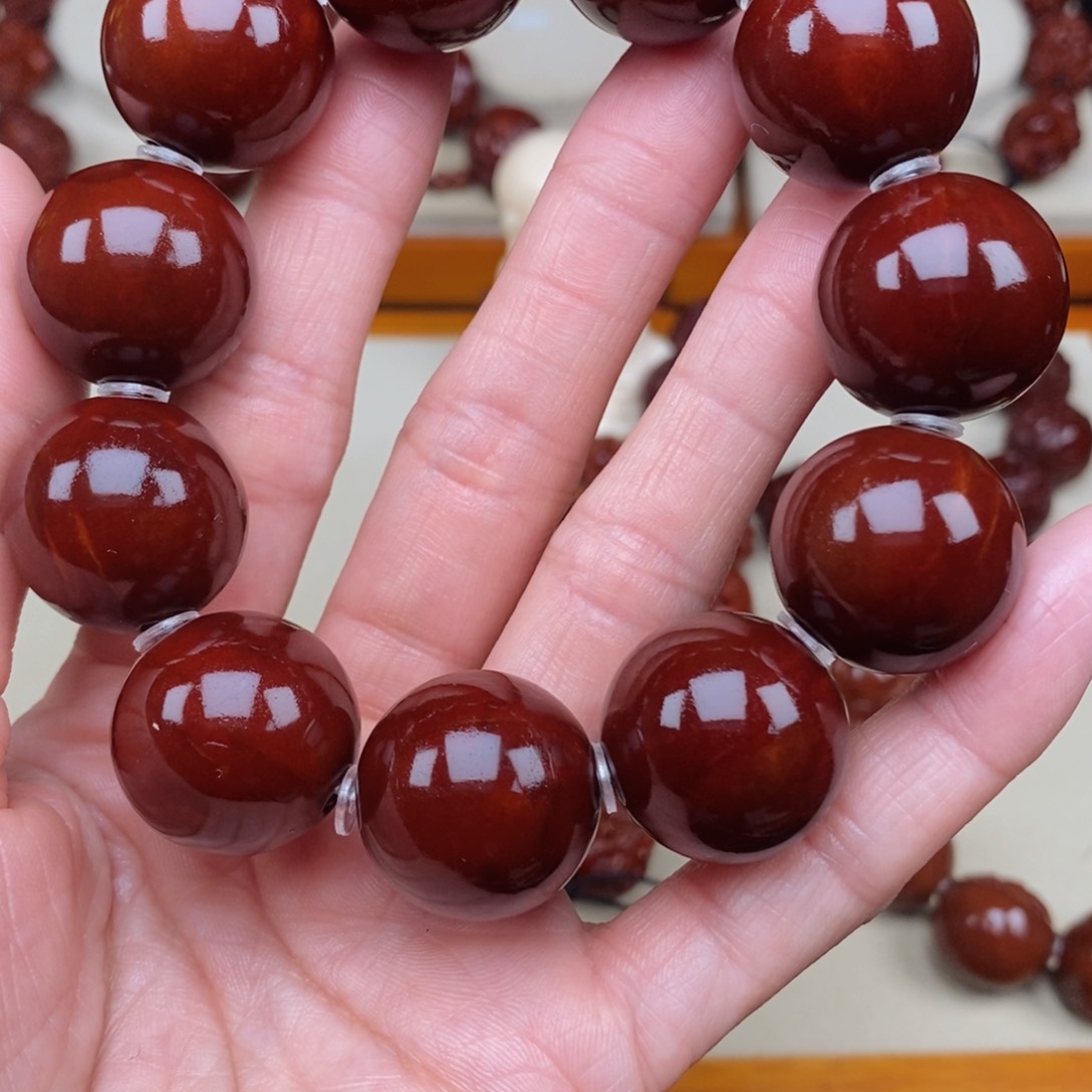 橄榄核吊坠?****?光珠，