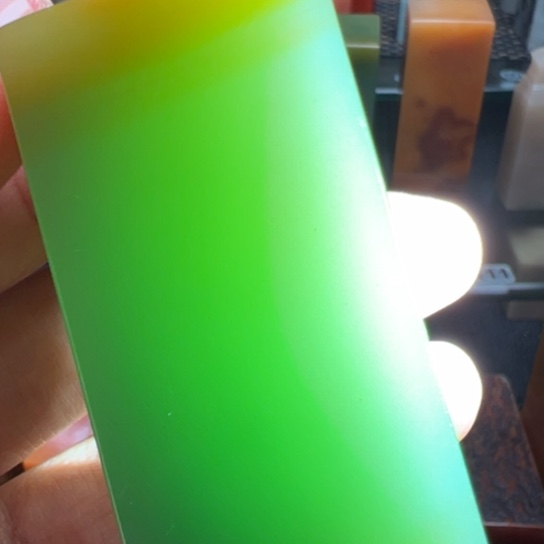 老挝石一**士云南绿结晶印章