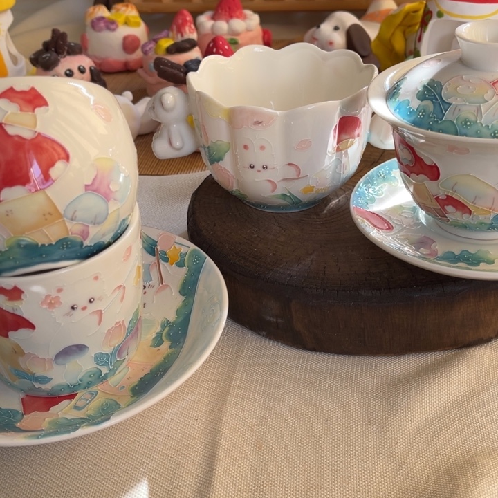 月***6瓷片景德镇陶瓷手作