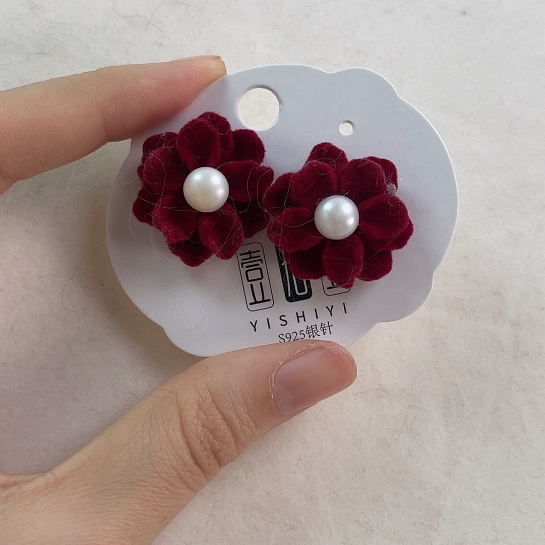 淡水珍珠耳饰未镶嵌