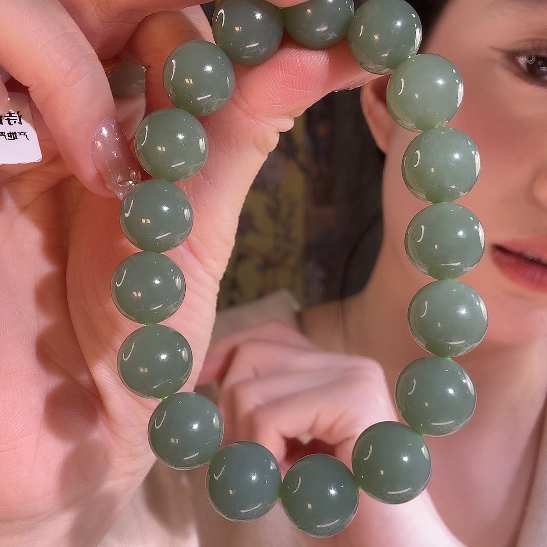 和田玉未镶嵌手链