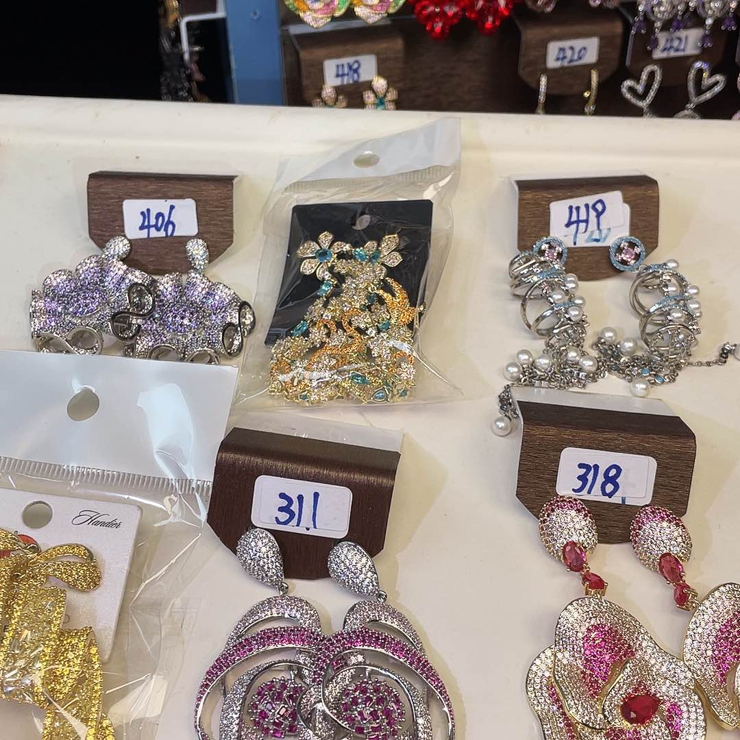 锆石纯铜合金铜合金耳环女