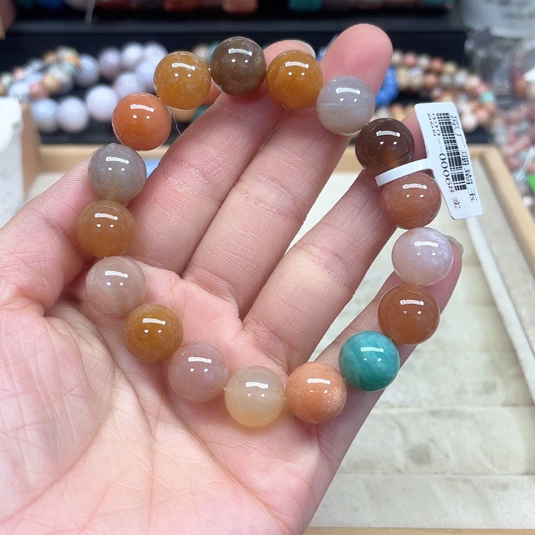 硅化珊瑚（珊瑚玉）手串未镶嵌606