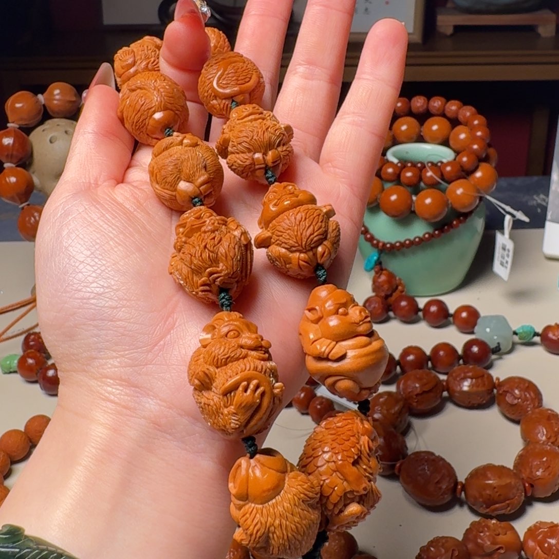 橄榄核手串/手链手工十二生肖