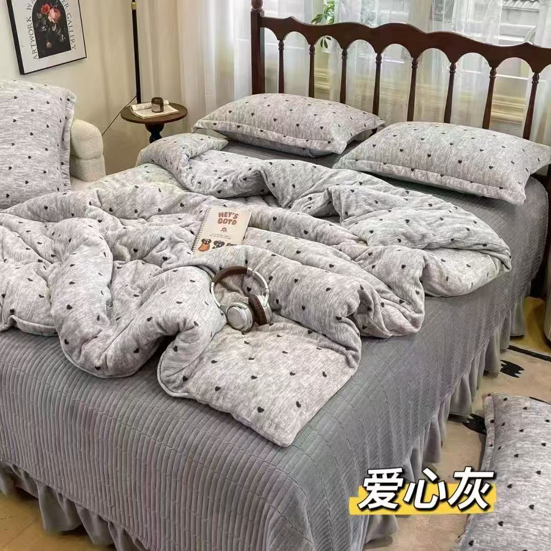 【晴宝贝】冬季加绒四件套