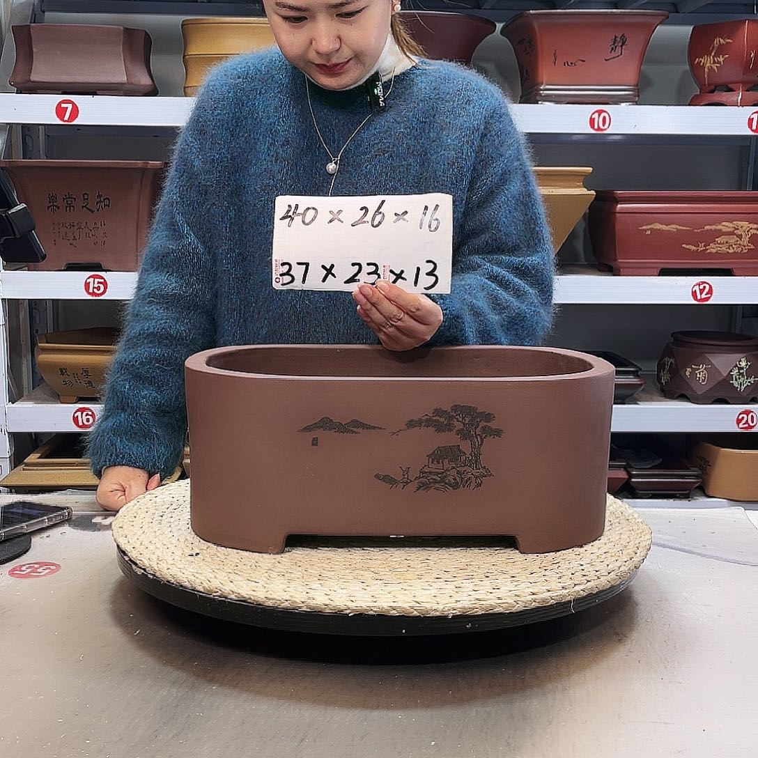 紫砂花盆紫砂花盆