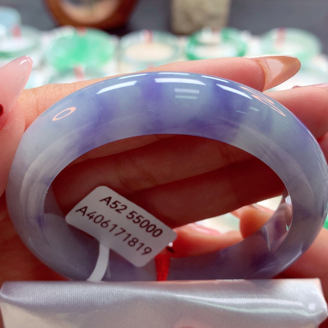 翡翠手镯未镶嵌52正（26）4号