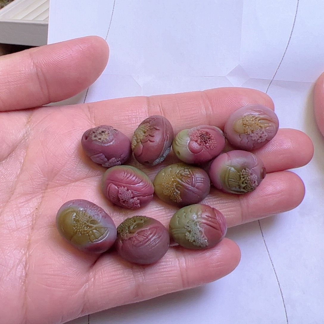 玛瑙/玉髓未镶嵌手串大**疆