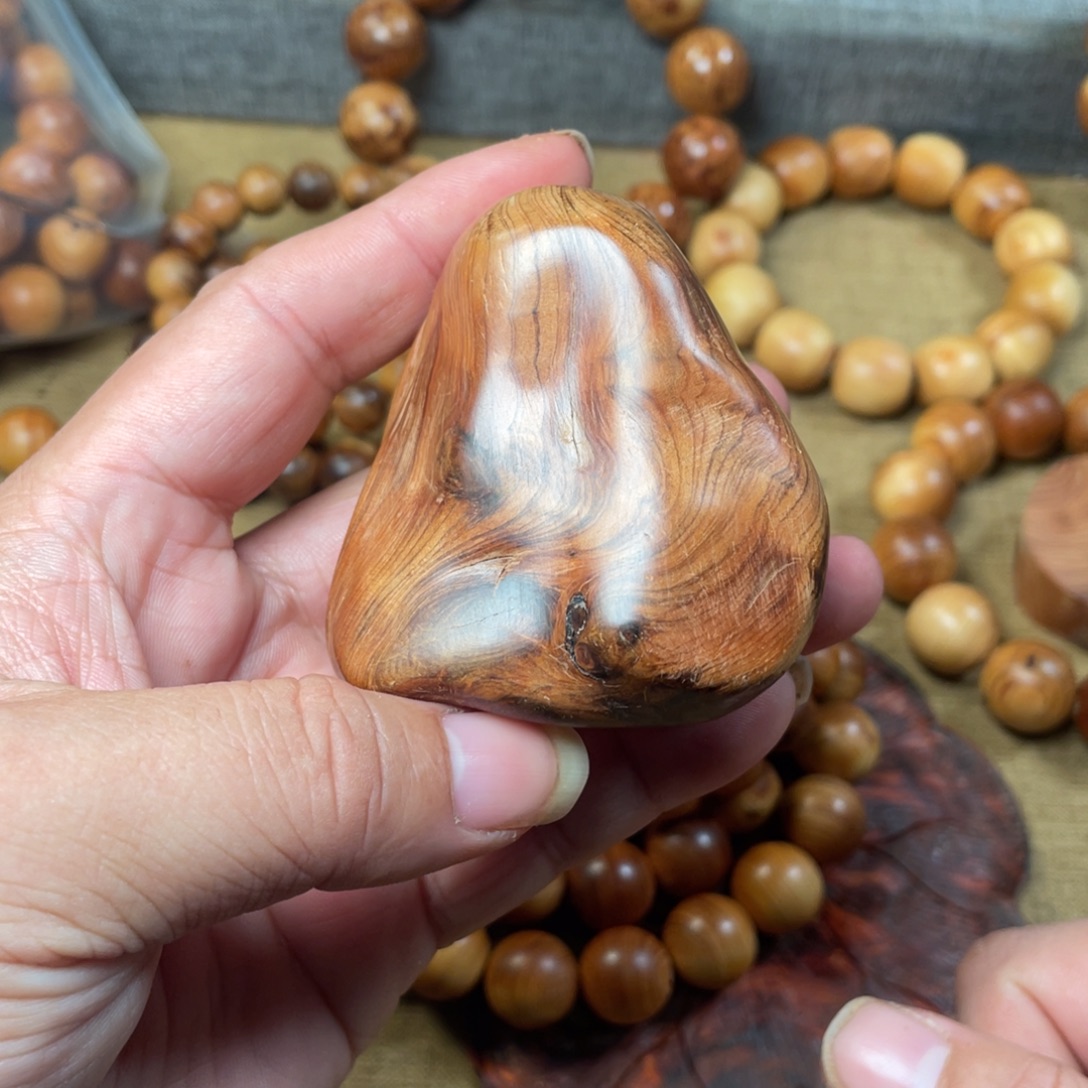 无事牌柏木（崖柏）太行陈化干黑手把