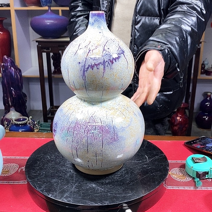 瓶中国神垕精品钧瓷