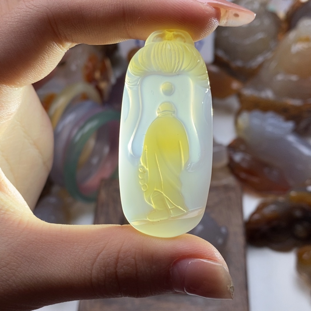 玛瑙/玉髓未镶嵌颈饰