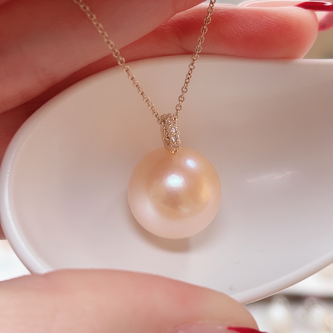 淡水珍珠吊坠(赠链)合金