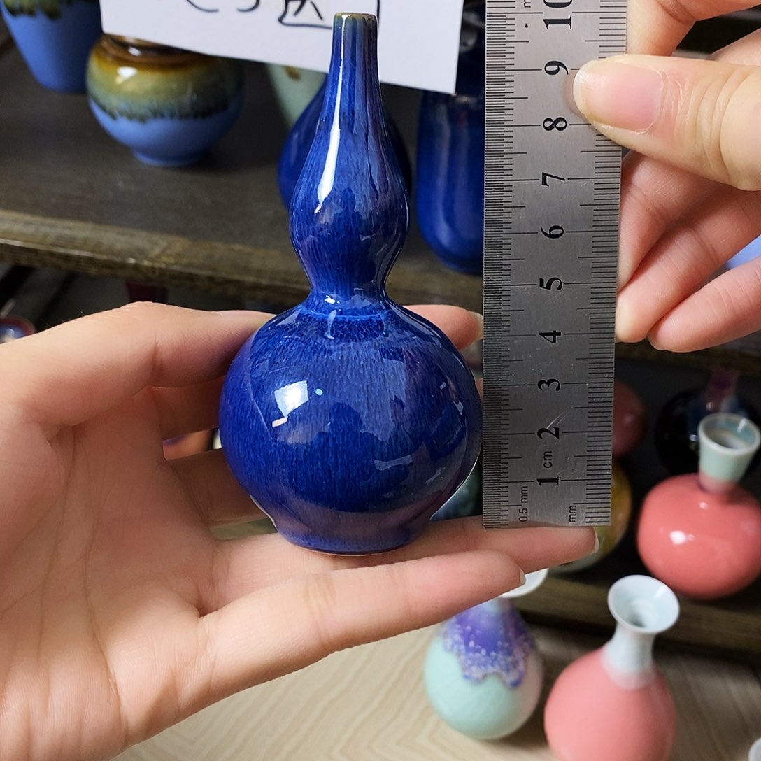 摆件景德镇高温陶瓷小花瓶