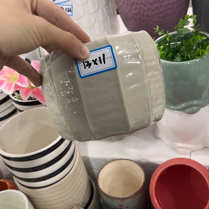 有孔！全场福利价陶瓷花盆10包邮