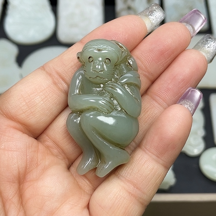 和田玉挂件未镶嵌