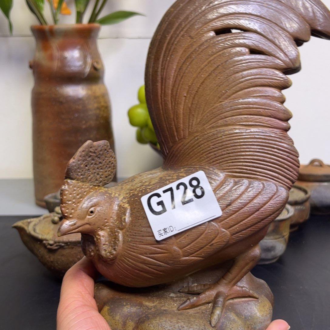 备前烧作品（一草鸡冠有修小**?