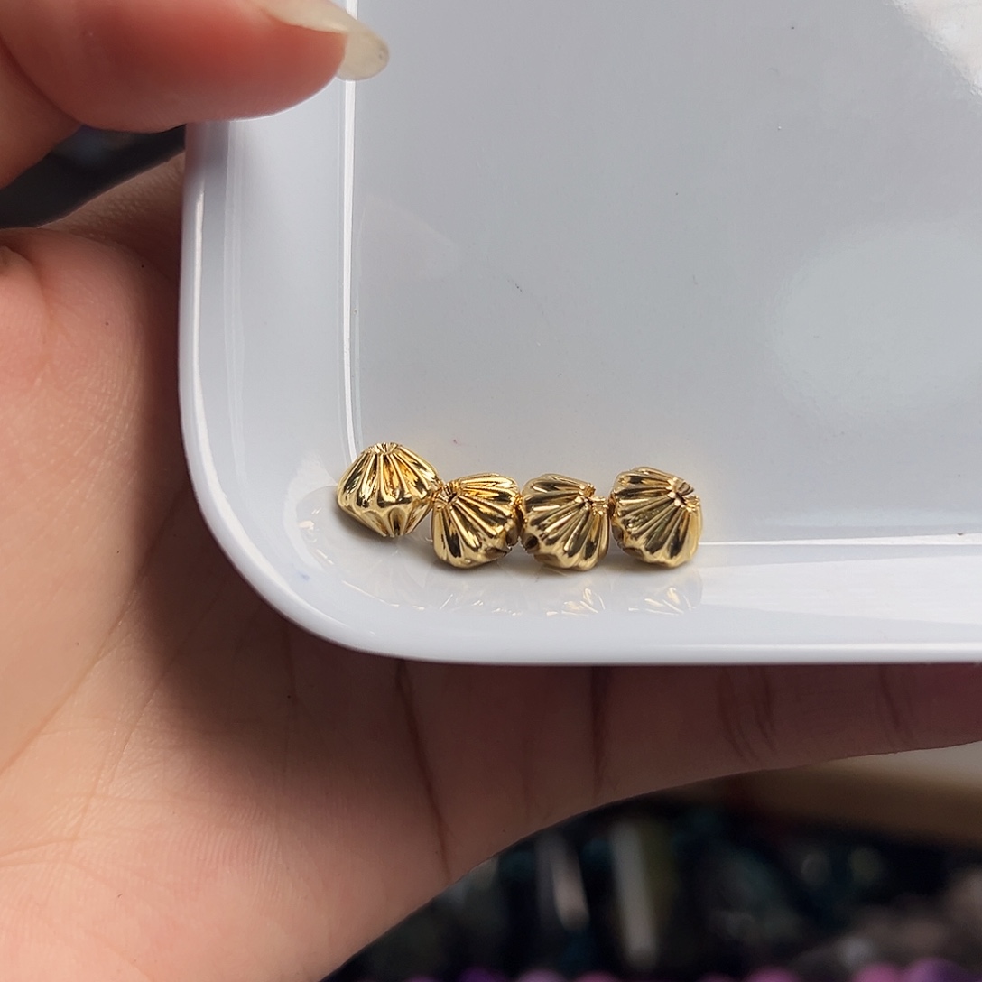 玛瑙/玉髓合金珠宝半成品J15隔珠。拍一发三