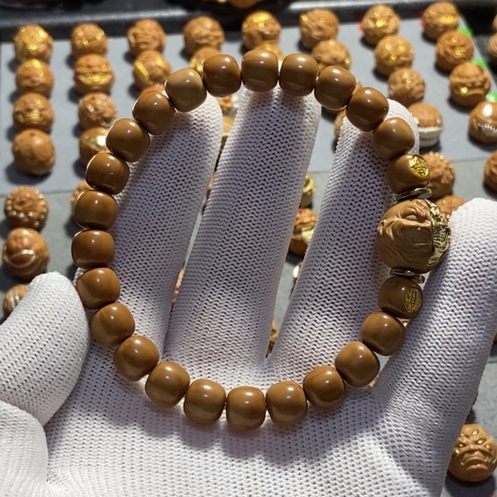 把件猴头核桃一套