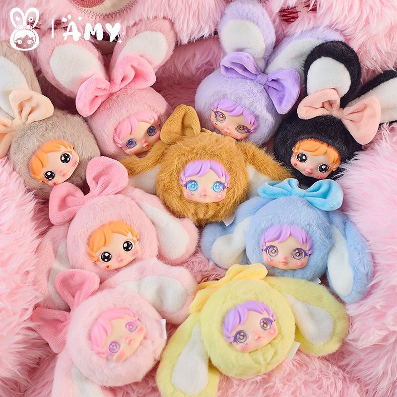 【代拆】小财迷潮玩.艾米小兔叽毛绒盲盒