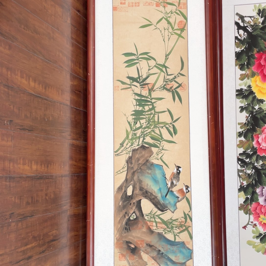 国画带框尺寸48*163厘米