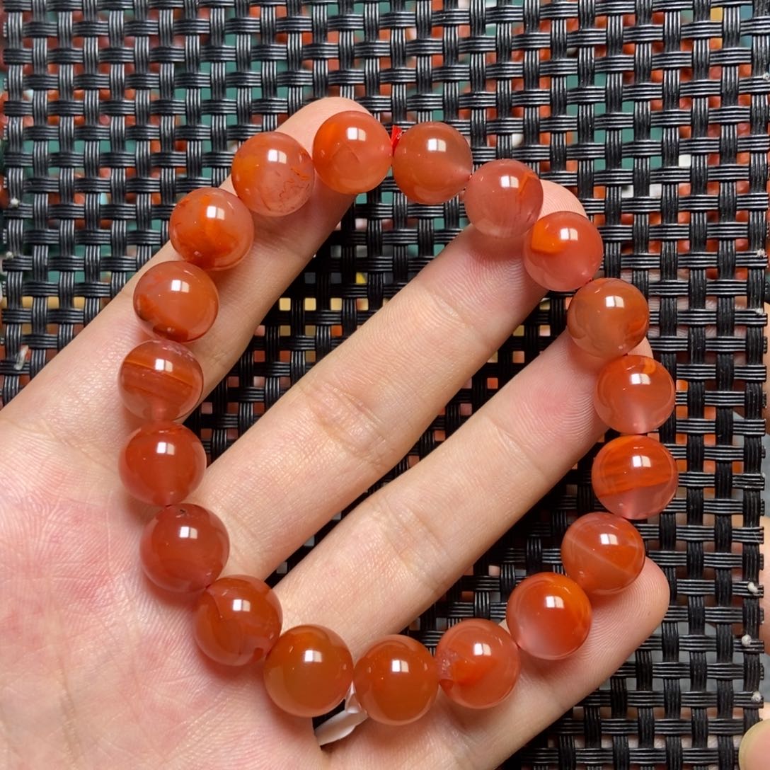 南红玛瑙未镶嵌手串11mm