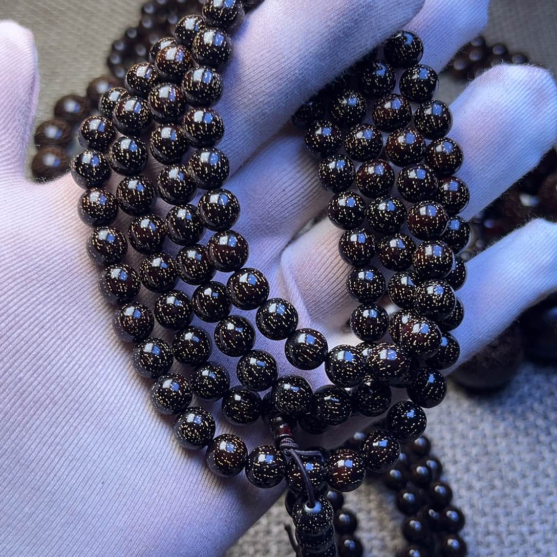 檀香紫檀（小叶紫檀）0.8 108颗爆星