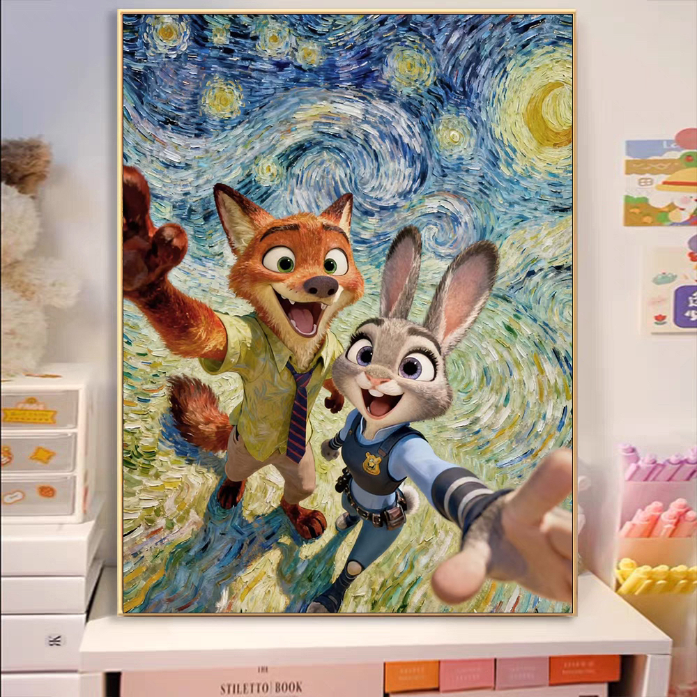 新款十字绣狐尼克满绣78色（裸包无针）牙齿以点图为准可以补两针