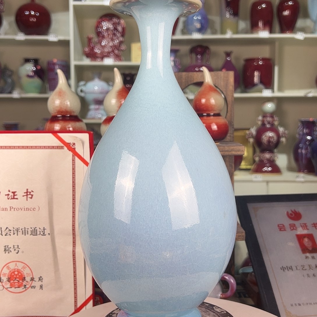 摆件郑家钧窑摆件