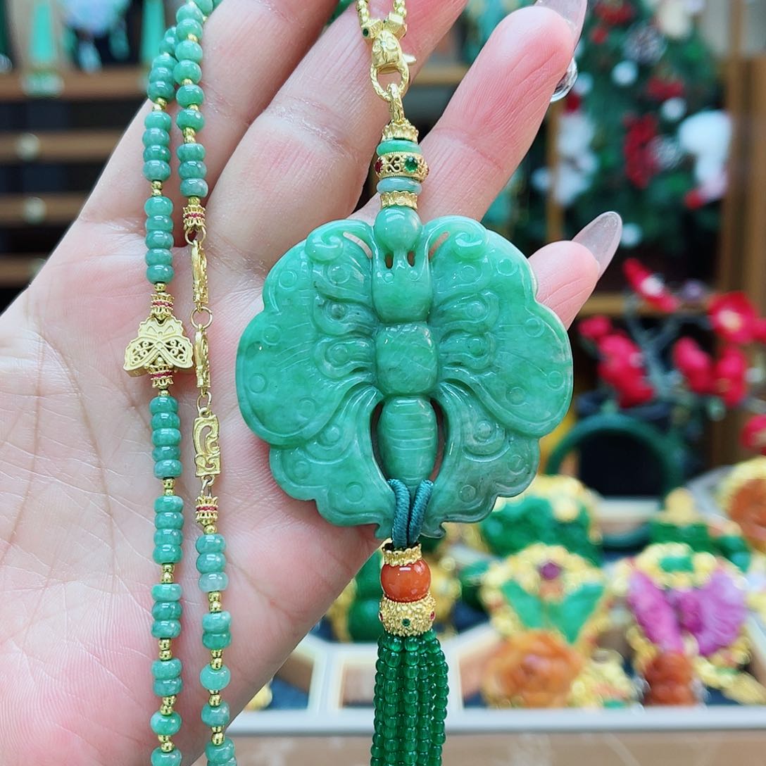 颈饰合金翡翠48小时鉴赏期