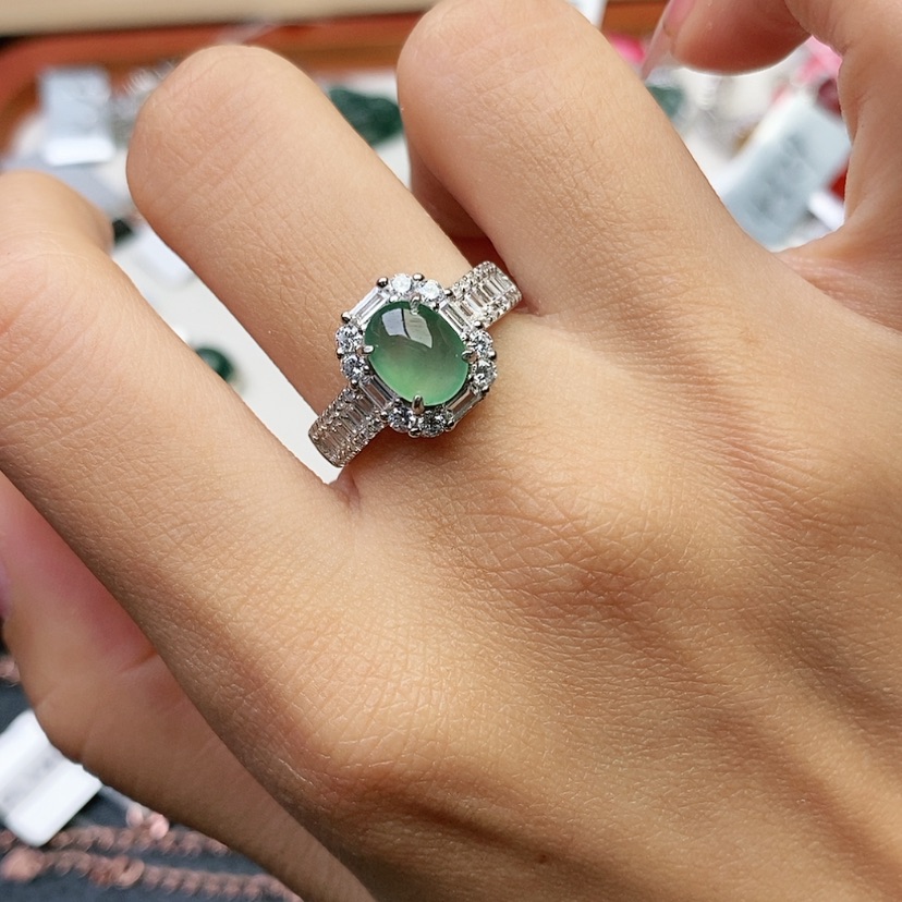 【闪购商品】翡翠戒指未镶嵌天然翡翠戒指