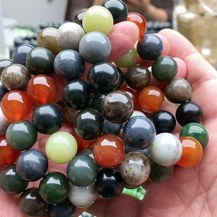 【闪购商品】未镶嵌手链和田玉16多宝拍一发一