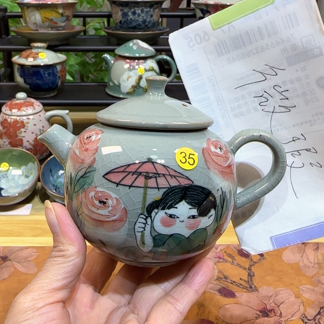 景德镇陶瓷手绘茶具