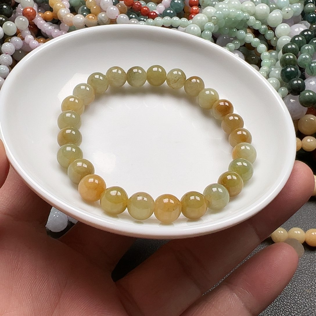 翡翠手链未镶嵌珍*货主老华