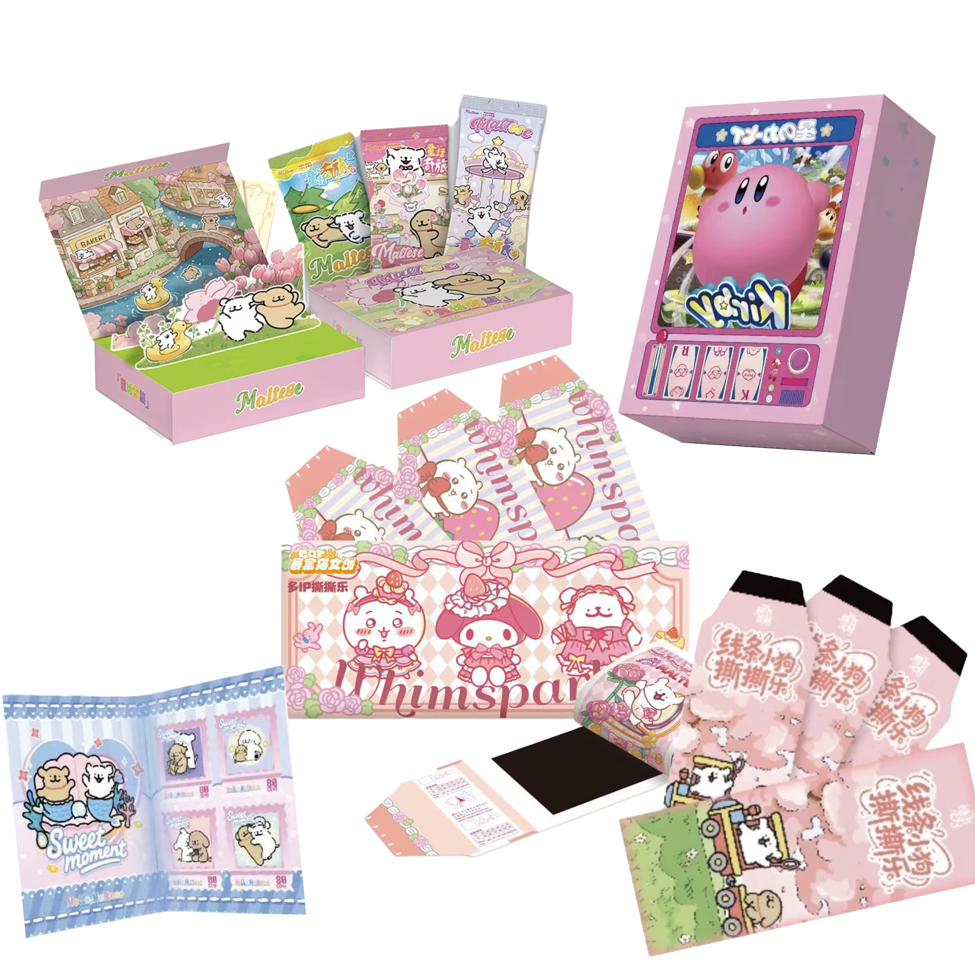 【19.9合集】星之卡比三丽欧吉伊卡哇猫和老鼠卡牌收藏盲盒