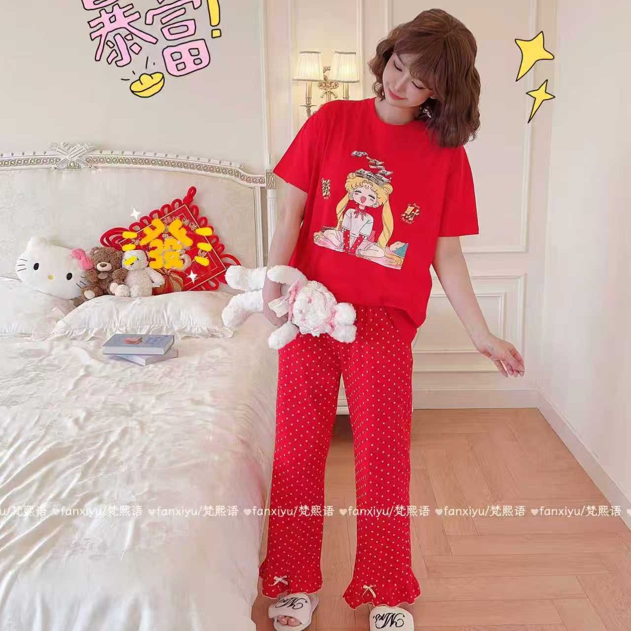 【欢姐精选】梵家舒适休闲可爱外穿家居服